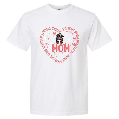 Happy Mother's Day Design Description Of Moms Love Cute Gift Garment-Dyed Heavyweight T-Shirt