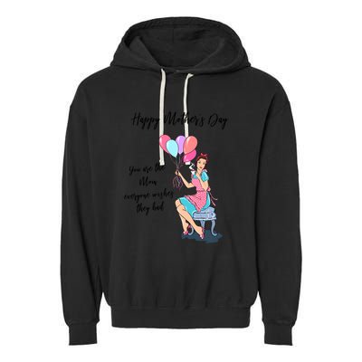 Happy MotherS Day Gift Garment-Dyed Fleece Hoodie