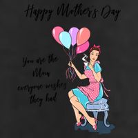 Happy MotherS Day Gift 7 Panel Mesh Trucker Snapback Hat