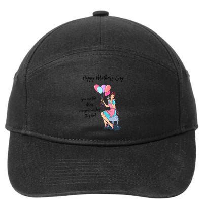 Happy MotherS Day Gift 7-Panel Snapback Hat