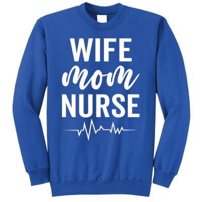 Happy Mothers Day Wife Mom Nurse Rn Lpn Nurses Mom Funny Gift Sweatshirt