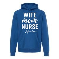 Happy Mothers Day Wife Mom Nurse Rn Lpn Nurses Mom Funny Gift Premium Hoodie