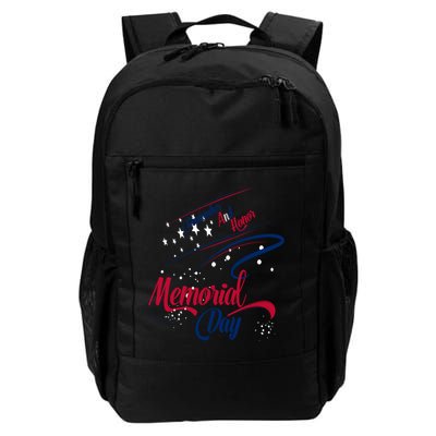 Happy Memorial Day Remember And Honor Soldiers Cute Gift Backpack