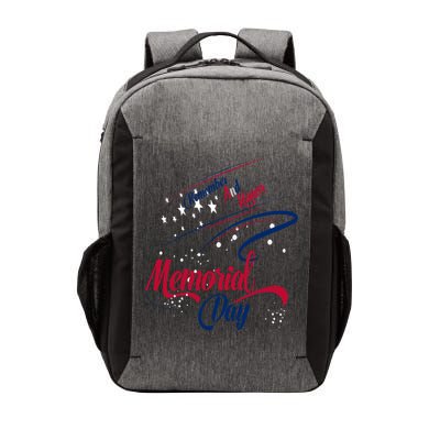 Happy Memorial Day Remember And Honor Soldiers Cute Gift Vector Backpack