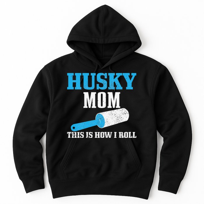 Husky Mom Dog Hair Funny Siberian Husky Mama Hoodie