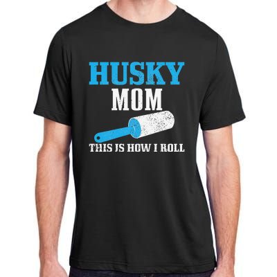 Husky Mom Dog Hair Funny Siberian Husky Mama Adult ChromaSoft Performance T-Shirt