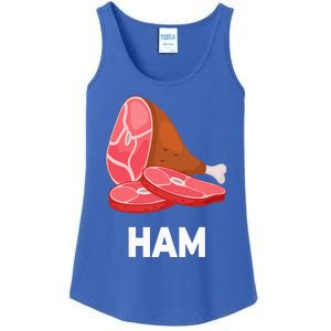 Ham Matching dishes food costumes Christmas thanksgiving Ladies Essential Tank