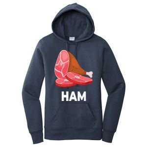 Ham Matching dishes food costumes Christmas thanksgiving Women's Pullover Hoodie