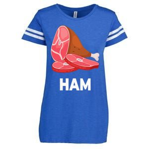 Ham Matching dishes food costumes Christmas thanksgiving Enza Ladies Jersey Football T-Shirt