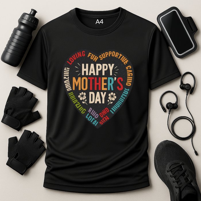Happy Mother's Day Cooling Performance Crew T-Shirt