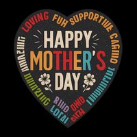 Happy Mother's Day Drawstring Bag