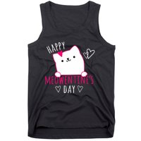 Happy Meowentine's Day Cat Lover Happy Valentines Day Cat Premium Tank Top