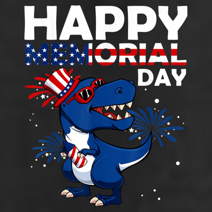 Happy Memorial Day 4th Of July Dinosaur American Flag Adult Drive Performance Visor