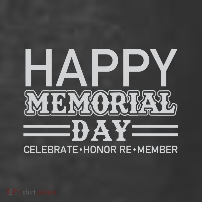 Happy Memorial Day Celebrate Honor Remember Gift Premium T-Shirt