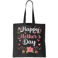 Happy MotherS Day Mommy Cute Floral Women For Mom Grandma Tote Bag