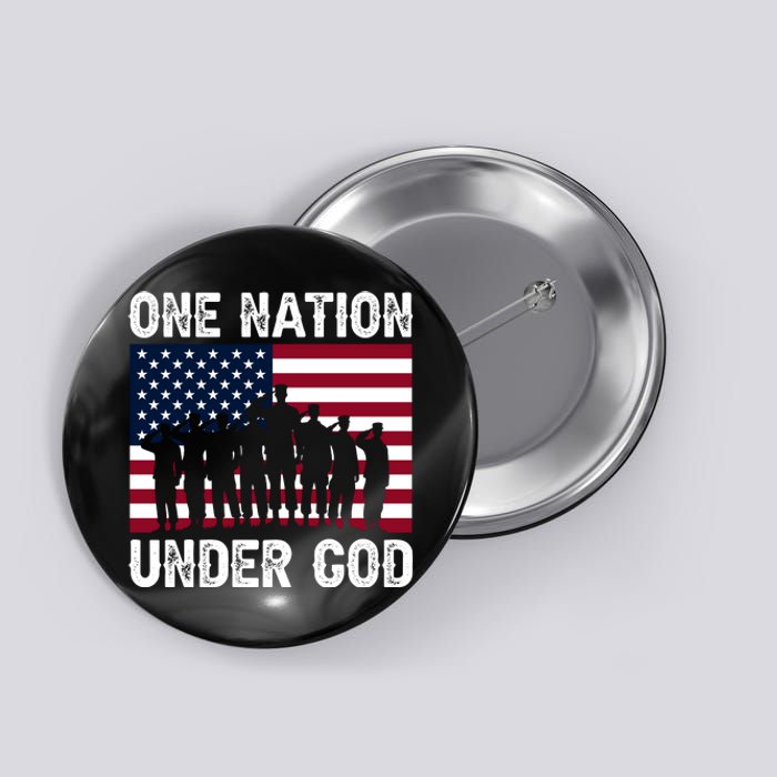 Happy Memorial Day Patriotic Graphic Button