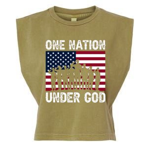 Happy Memorial Day Patriotic Graphic Garment-Dyed Women's Muscle Tee