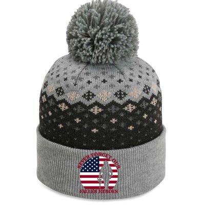 Happy Memorial Day Remembrance The Baniff Cuffed Pom Beanie