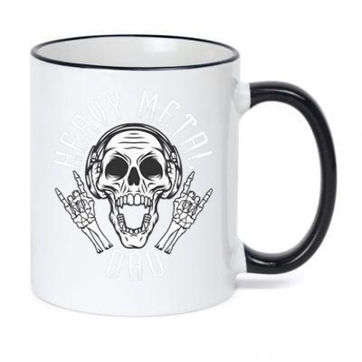 Heavy Metal Dad  Rock Metalhead Heavy Metal Dad 11oz Black Color Changing Mug