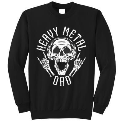 Heavy Metal Dad  Rock Metalhead Heavy Metal Dad Sweatshirt