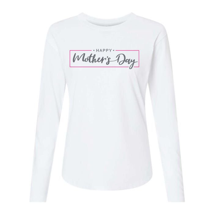 Happy Mother's Day Holiday Gift Womens Cotton Relaxed Long Sleeve T-Shirt