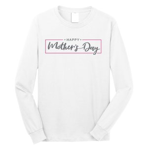 Happy Mother's Day Holiday Gift Long Sleeve Shirt