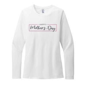 Happy Mother's Day Holiday Gift Womens CVC Long Sleeve Shirt