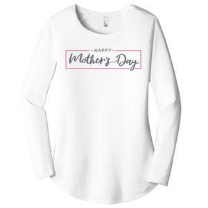 Happy Mother's Day Holiday Gift Women's Perfect Tri Tunic Long Sleeve Shirt