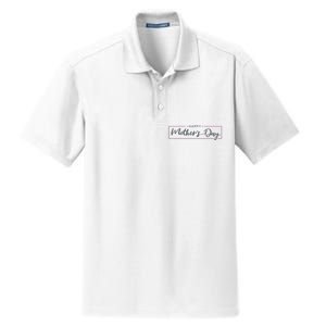 Happy Mother's Day Holiday Gift Dry Zone Grid Polo