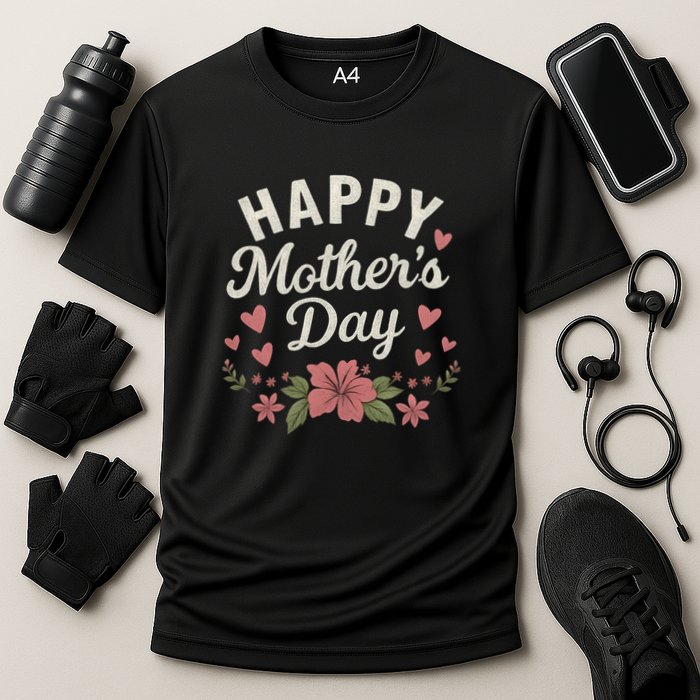 Happy Mother's Day Cooling Performance Crew T-Shirt