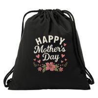Happy Mother's Day Drawstring Bag