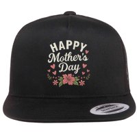 Happy Mother's Day Flat Bill Trucker Hat