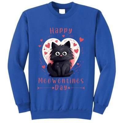 Happy Meowentines Day Valentines Day Love Cats Gift Sweatshirt