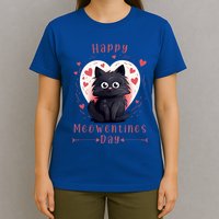 Happy Meowentines Day Valentines Day Love Cats Gift T-Shirt