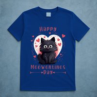 Happy Meowentines Day Valentines Day Love Cats Gift T-Shirt