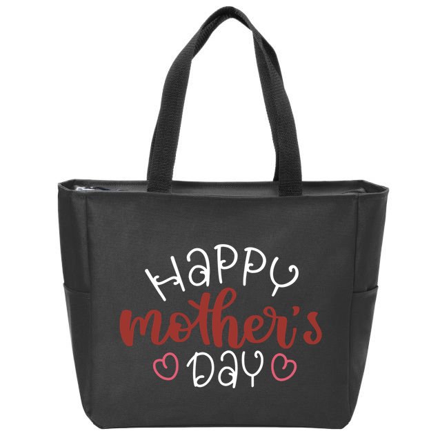 Happy Mothers Day Special Gift Zip Tote Bag