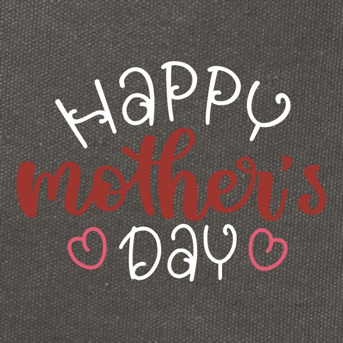 Happy Mothers Day Special Gift Cotton Canvas Backpack