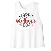 Happy Mothers Day Special Gift Women's Racerback Cropped Tank