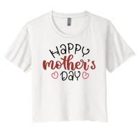 Happy Mothers Day Special Gift Women's Crop Top Tee