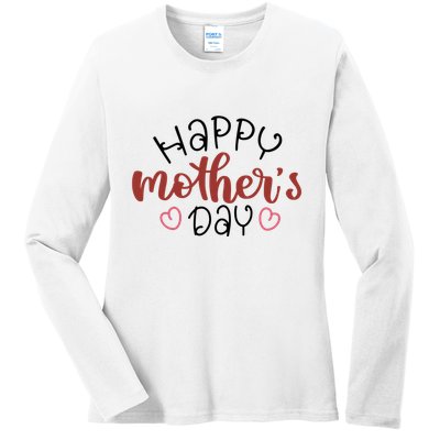 Happy Mothers Day Special Gift Ladies Long Sleeve Shirt