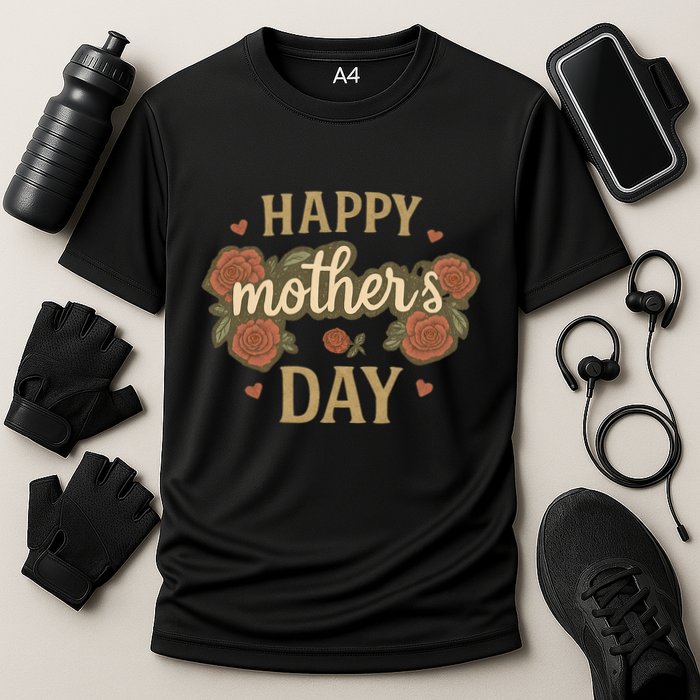 Happy Mother's Day Cooling Performance Crew T-Shirt