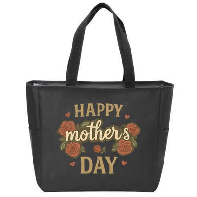 Happy Mother's Day Zip Tote Bag