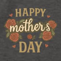 Happy Mother's Day Vector Backpack
