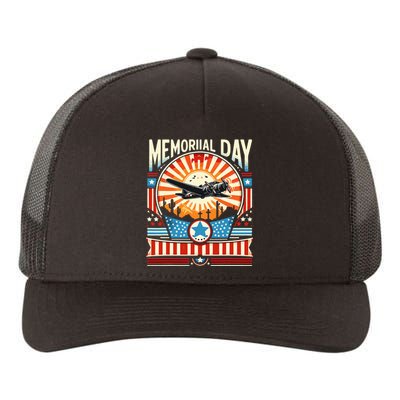 Happy Memorial Day 2024 Yupoong Adult 5-Panel Trucker Hat