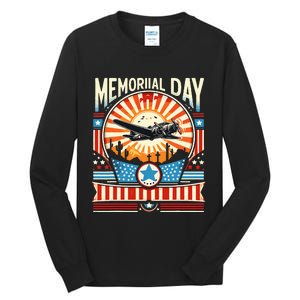 Happy Memorial Day 2024 Tall Long Sleeve T-Shirt