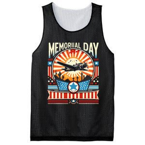 Happy Memorial Day 2024 Mesh Reversible Basketball Jersey Tank