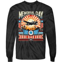 Happy Memorial Day 2024 Tie-Dye Long Sleeve Shirt