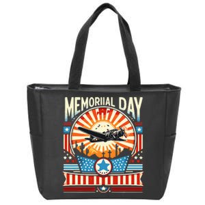 Happy Memorial Day 2024 Zip Tote Bag