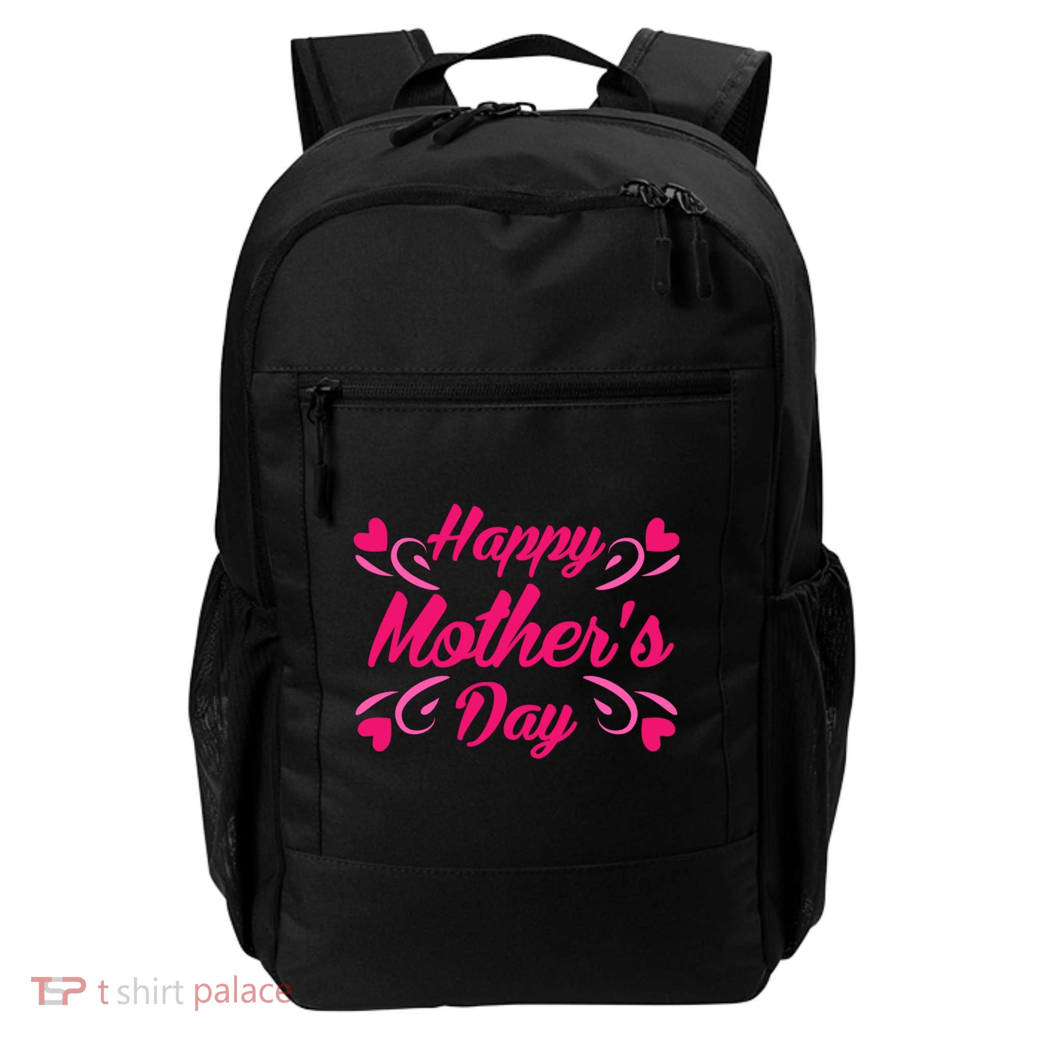 Happy Mothers Day Hearts Gift Daily Commute Backpack