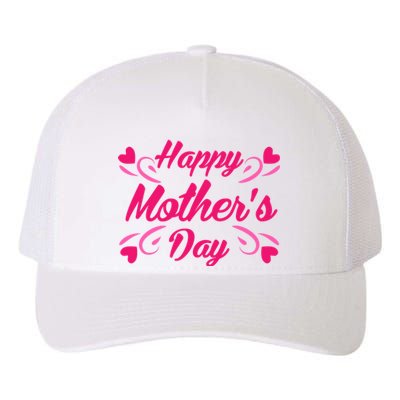 Happy Mothers Day Hearts Gift Yupoong Adult 5-Panel Trucker Hat